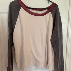 Red Cream and Blue Sweatshirt